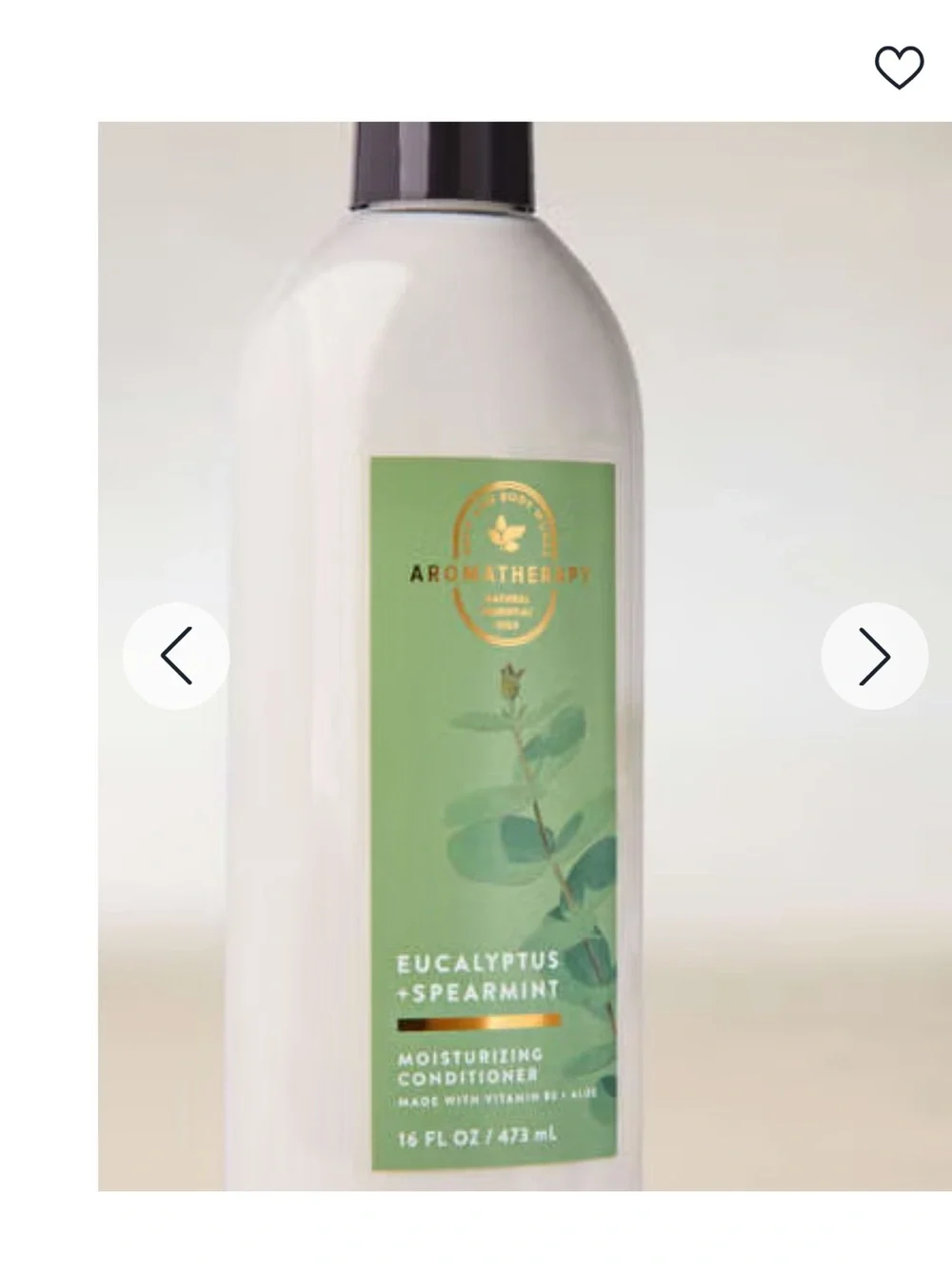 🌿 BBW Eucalyptus Spearmint Aromatherapy Moisturizing Conditioner NEW